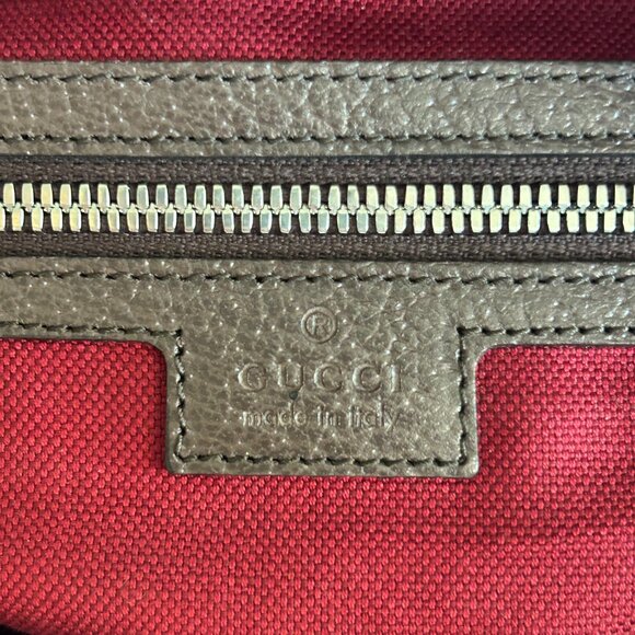 Gucci Beige & Brown GG Monogram Large Tote Bag - Picture 7 of 8